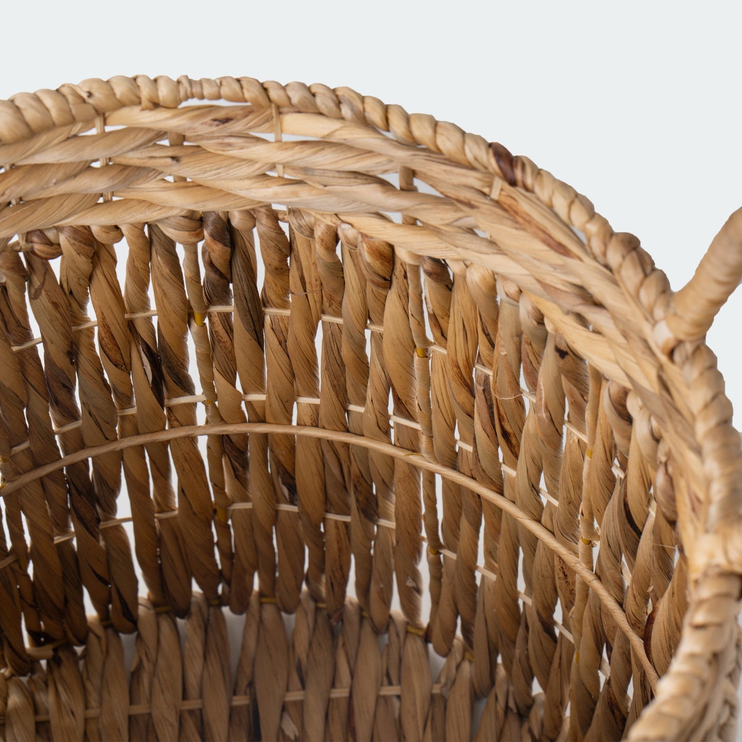 Oversize Water Hyacinth Storage Basket Collection, Set of 6