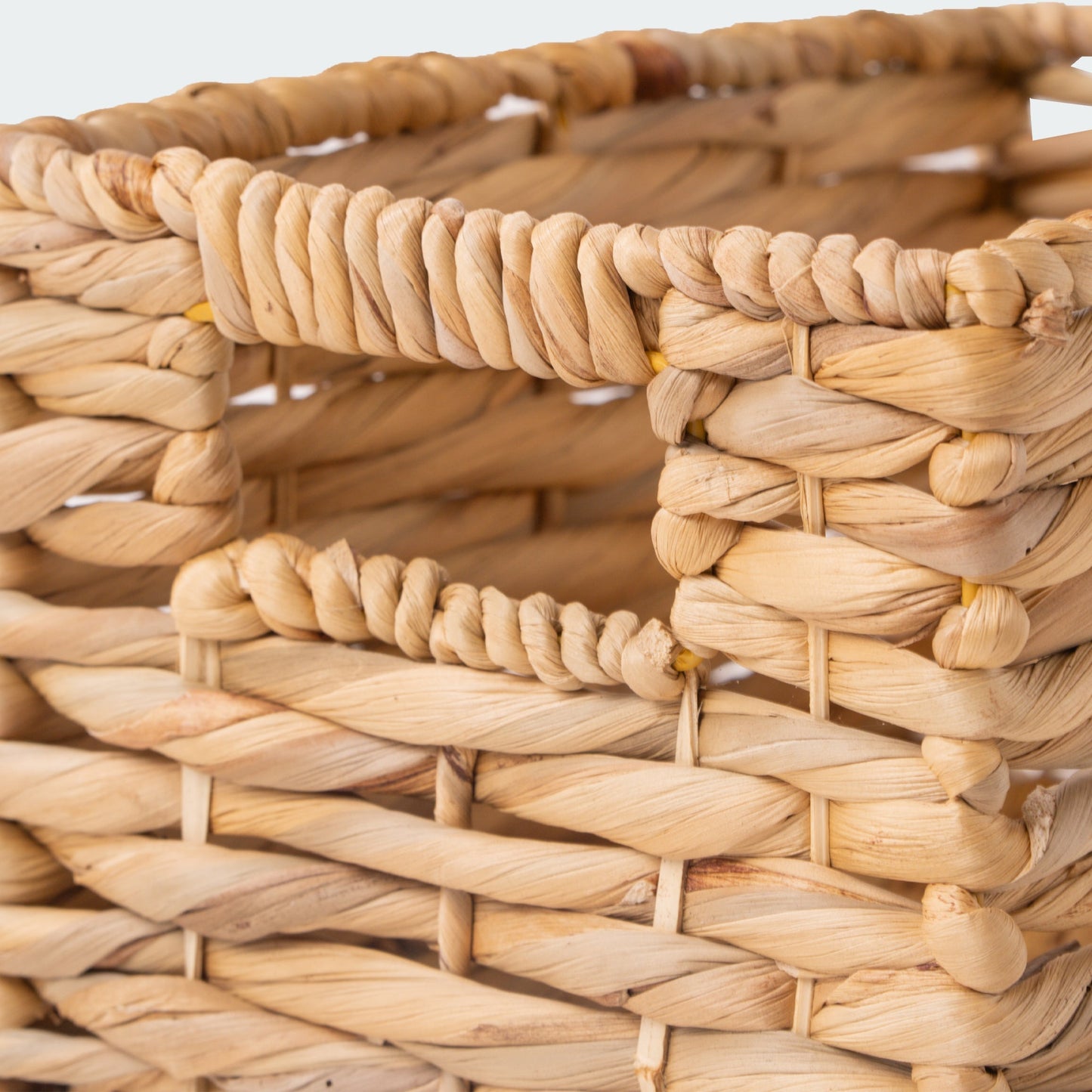 Oversize Water Hyacinth Storage Basket Collection, Set of 6